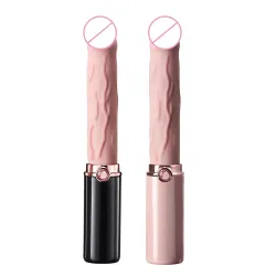 Pearlsvibe Lipstick Shape Artificial Penis Vibrator
