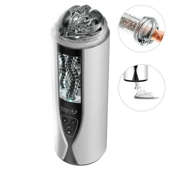 Pearlsvibe - Lava Lamp Automatic Male Masturbator Suction Cup
