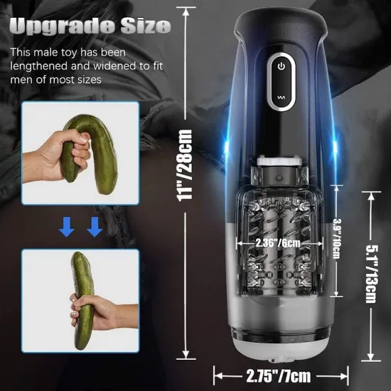 Hand-free Automatic Rotate Male Masturbation Cup