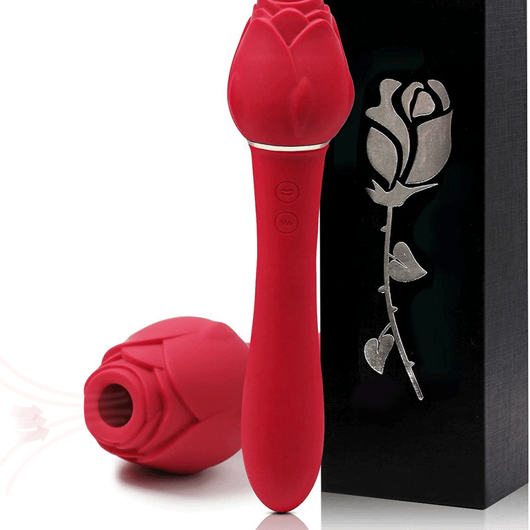 Pearlsvibe Rose Sex Toy Vibrator Clitoris Nipple Clit Sucker