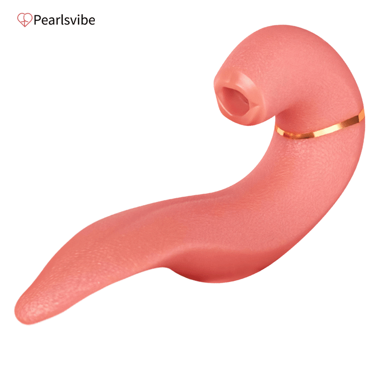 Pearlsvibe 2-in-1 Sucking Tongue Licking Vibrator