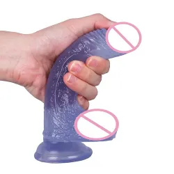 Pearlsvibe Colorful Simulation Dildo Sucker Sex Toy For Women