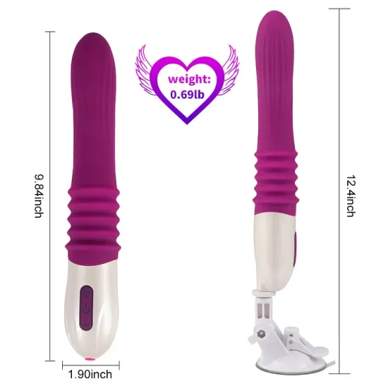 Pearlsvibe-Telescopic Thrusting 10 Frequency Sex Machine for Female