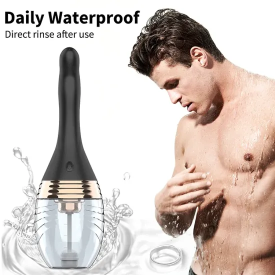Automatic Electric Enema Bulb With 3 Speeds, Silicone Enema Anal Douche Cleaner For Men Women Colon Cleansing,reusable Enema Kit Cleaner Anti-backflow Douche For Easy Cleaning
