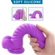 8 Inches Realistic Dildo For Women Ribbed-anal Dildo With Strong Suction Cup