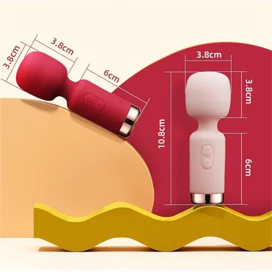 Pearlsvibe Mini Strong Shock  Vibrator Women's Multi Frequency Second Wave Masturbator Small Massage Stick