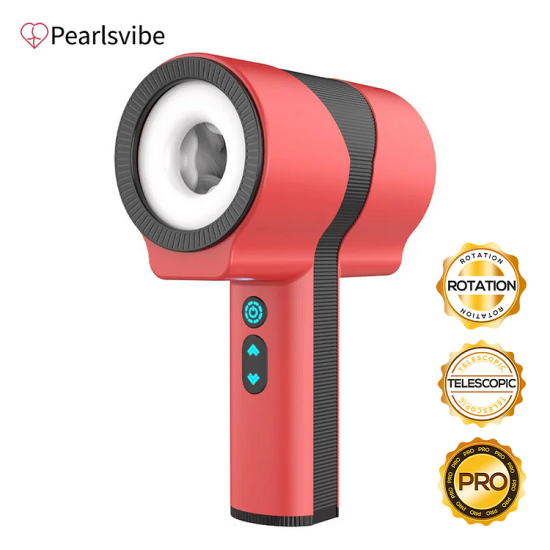 Pearlsvibe Thor 1st Generation Multi Frequency Telescopic Rotating Vibration Male Penis Stroker