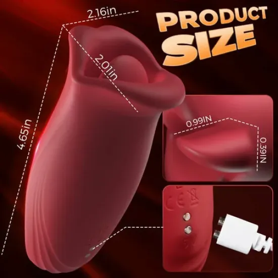 Mouth Biting Clitoris Vibrator 10 Biting & 10 Vibrating Stimulate Nipple Clitoral Women Vibrator