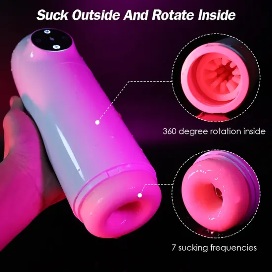 Automatic Rotating Sucking Masturbation Cup For Men Electric Masturbator