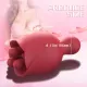2 In 1 Rose Vibrator Sex Toy Clitoral Clit Tongue Licking Vibrator