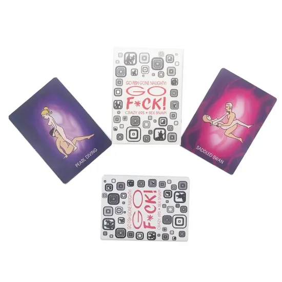 Pearlsvibe Go Fuck Sex Couple Bedroom Game Cards