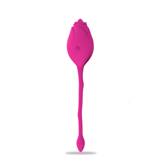 Pearlsvibe Wireless Rose Vibrator Female with Tongue Licking G-Spot Vaginal Ball Stimulator Love Egg