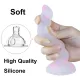 Pearlsvube Luminous Anal Plug With Sucker Multi Color Silicone Butt Sex Toys For Women