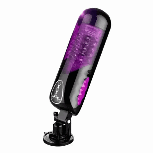 Pearlsvibe First Class Trainer Rotating and Thrusting Suction Cup Masturbator