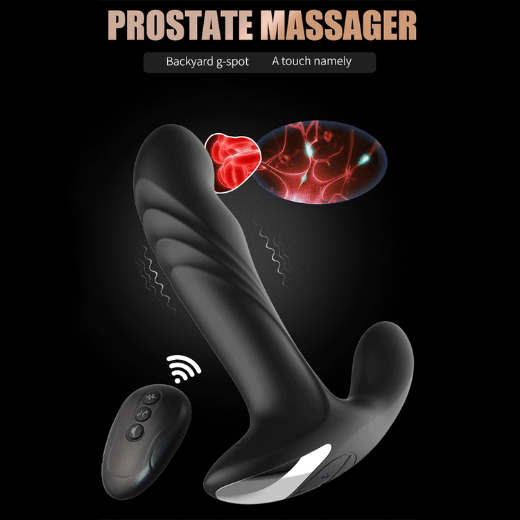 Pearlsvibe Wireless Remote Control 7 Frequency Vibrating Prostate Massager