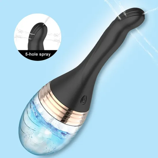 Automatic Electric Enema Bulb With 3 Speeds, Silicone Enema Anal Douche Cleaner For Men Women Colon Cleansing,reusable Enema Kit Cleaner Anti-backflow Douche For Easy Cleaning