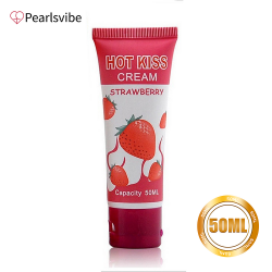 Pearlsvibe Edible Strawberry Flavoured Lubricant Oil Water-based Sexual Stimulation Liquid