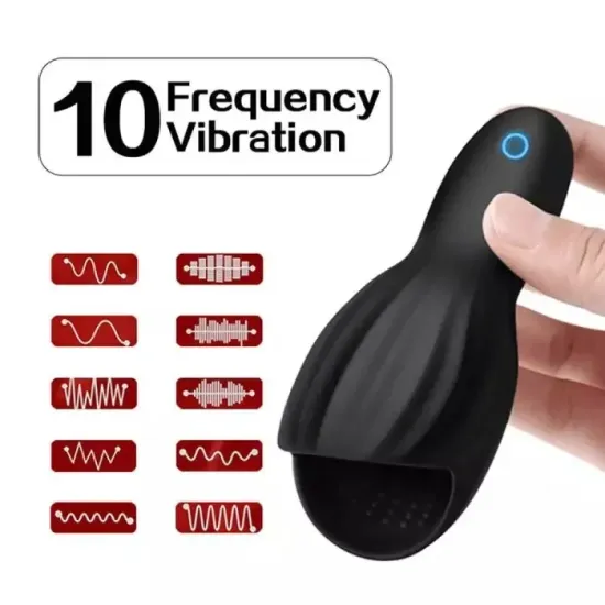 10 Speed Male Masturbator Penis Massage Vibrator for Men