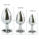 Stainless Steel Anal Butt Plug Fantasy Anal Stimulation Toy