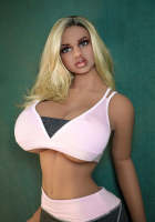 158cm/5Ft 2 D cup Full TPE Sex Doll with White Hair (In Stock US) - Agatha