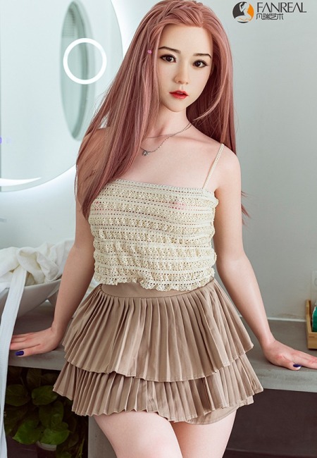 FanReal丨Qian – 158cm/5ft2 C-cup Small Breasts Silicone Sex Doll