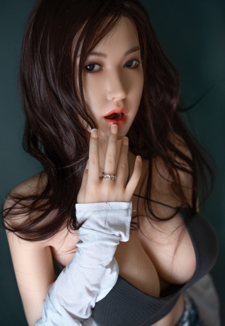Orange In丨Aileen -5ft 3/160cm Movable Jaw Silicone Sex Doll