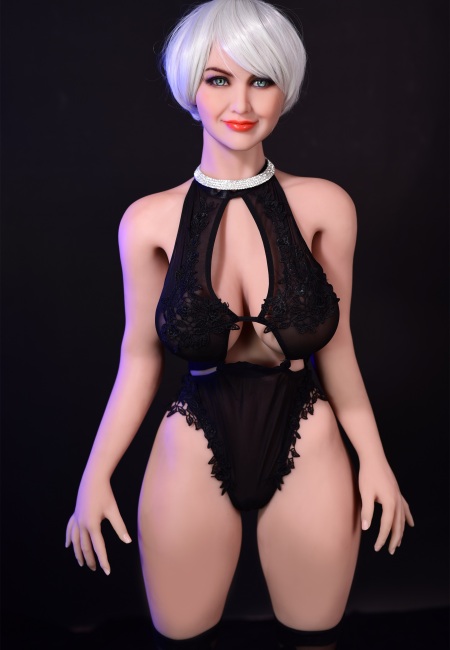6YE | Rosalie - 5Ft 1/156cm White Short Hair Huge Hips Sex Doll