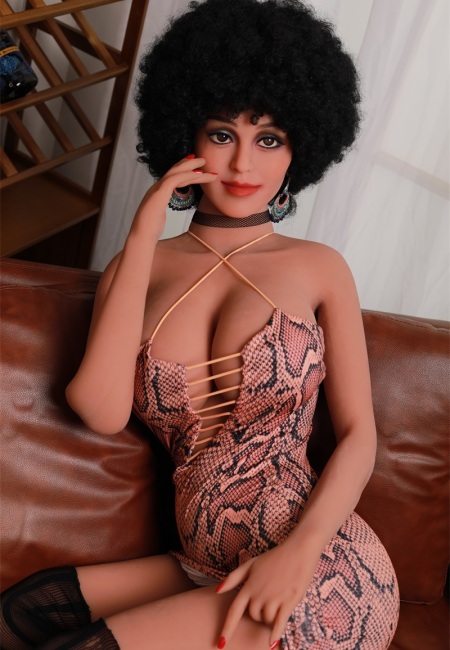 Pamela - 5ft 6(168cm)  Realistic Big Breasts Afro Sex Doll (In Stock US)