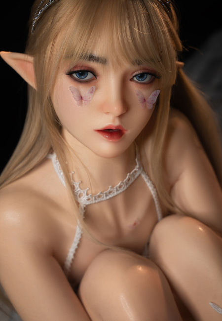 Elara - 4ft 11/150cm A Cup ROS Full Silicone Elf Sex Doll (In Stock US)