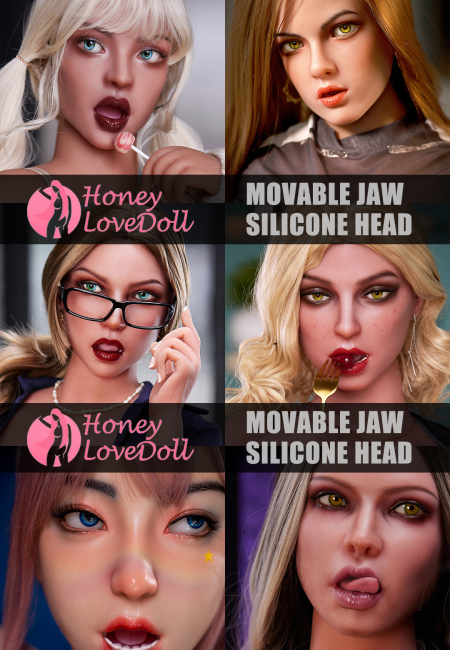 Movable Jaw Fantasy Silicone Head