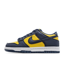Nike SB Dunk LowMichigan Low Top Sneakers Blue Yellow