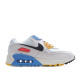Nike Air Max 90 "Solar Flare" White, Blue and Yellow