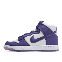 Nike Dunk High WMNS "Varsity Purple SB Sneakers High Top White Purple