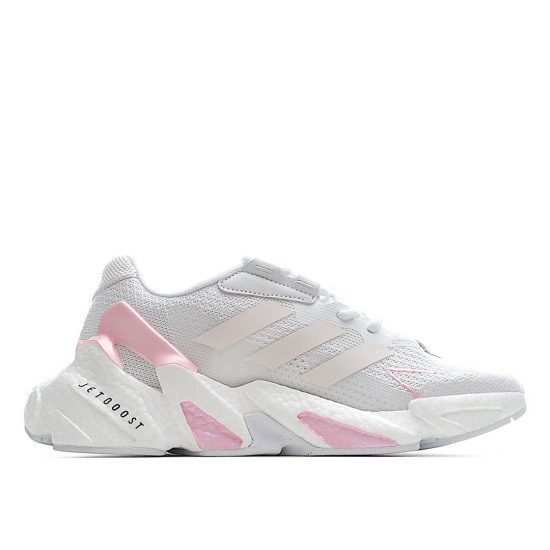 Nike Ad Boost X9000L4 Grey Pink Popcorn Running Shoe