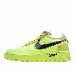 Off-White x Nike Air Force 1 Low Yellow Green