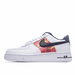 Nike AIR FORCE 1 07 LV8 CASUAL SHOES Black & White