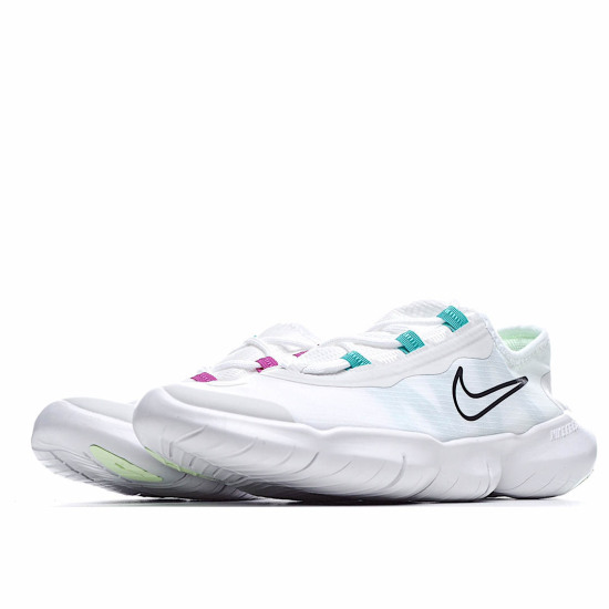 Nike NIKE FREE RN FLYKNIT 5.0 Running Shoes Green Purple