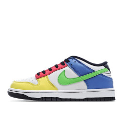 Nike DUNK LOW "Free 99 White Yellow Green Blue Pink"