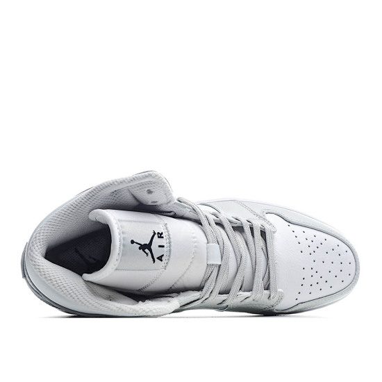 Air Jordan 1 Mid 'Swoosh Logo - Grey Camo'