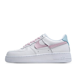 Nike Air Force 1 '07 Luxe White Pink Green Low Top