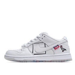 Nike Dunk SB Low White Pigeon Low Top Sneakers