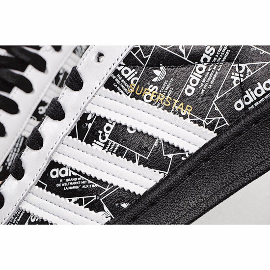 Adidas Superstar 'All Over Print - Black'
