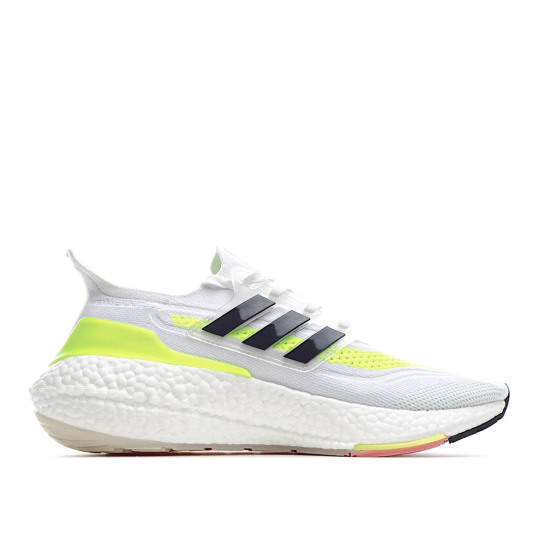 Adidas UltraBoost 21 'White Solar Yellow'