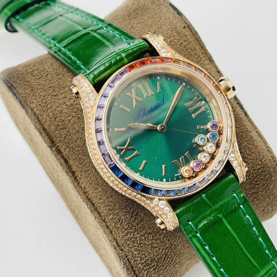Chopard chopard Happy Sport coloured diamond watch