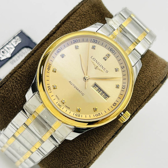 Longines watch Diameter: 38.5 mm Model: P1750 rose gold