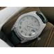  Rolex crocodile strap watch Diameter: 40 mm