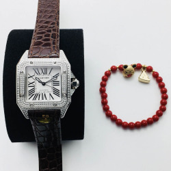 Cartier Santos 100 Couple Watch Size: ETA2824 Diameter: 51MM