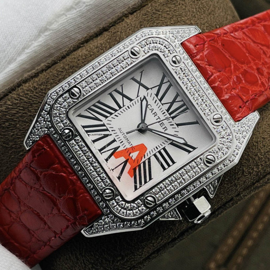 Cartier Santos Couple Watch Diameter: 51*41.3 mm