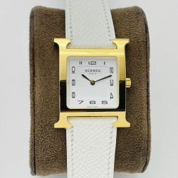 Hermes diamond series watch Size: 26X26MM