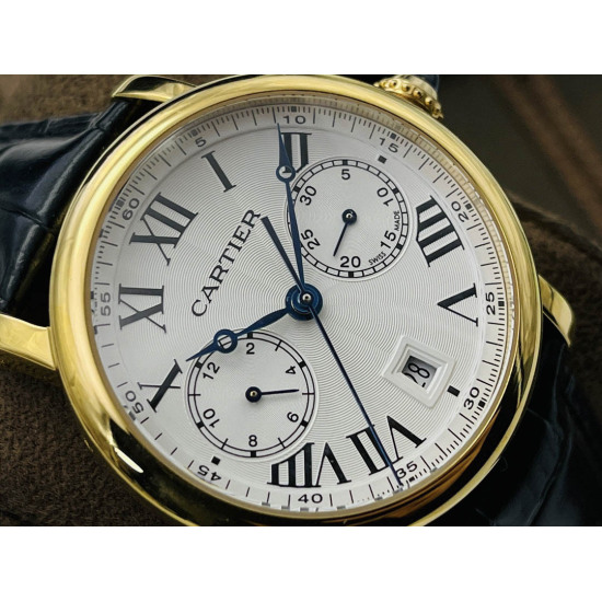 Cartier Chronograph Ref: WSRO0002 Black Brown
